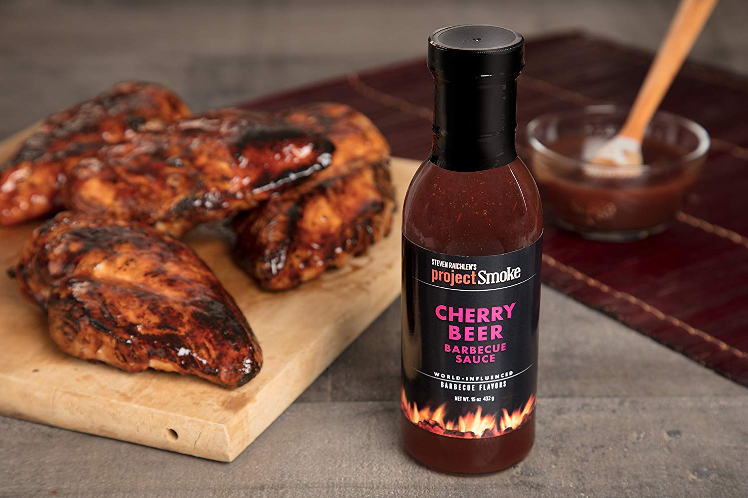 Steven Raichlen´s Project Smoke Cherry Beer Sauce, 432g Obracecka.cz